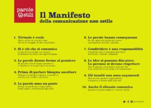 Manifesto della comunicazione non ostile