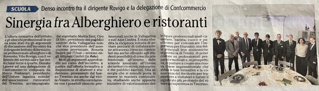 Articolo da L’Adige del 14 ottobre 2026